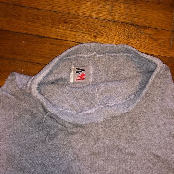 Grey Marl Drawstring Sweat Mini Skirt - Picture 11 of 12